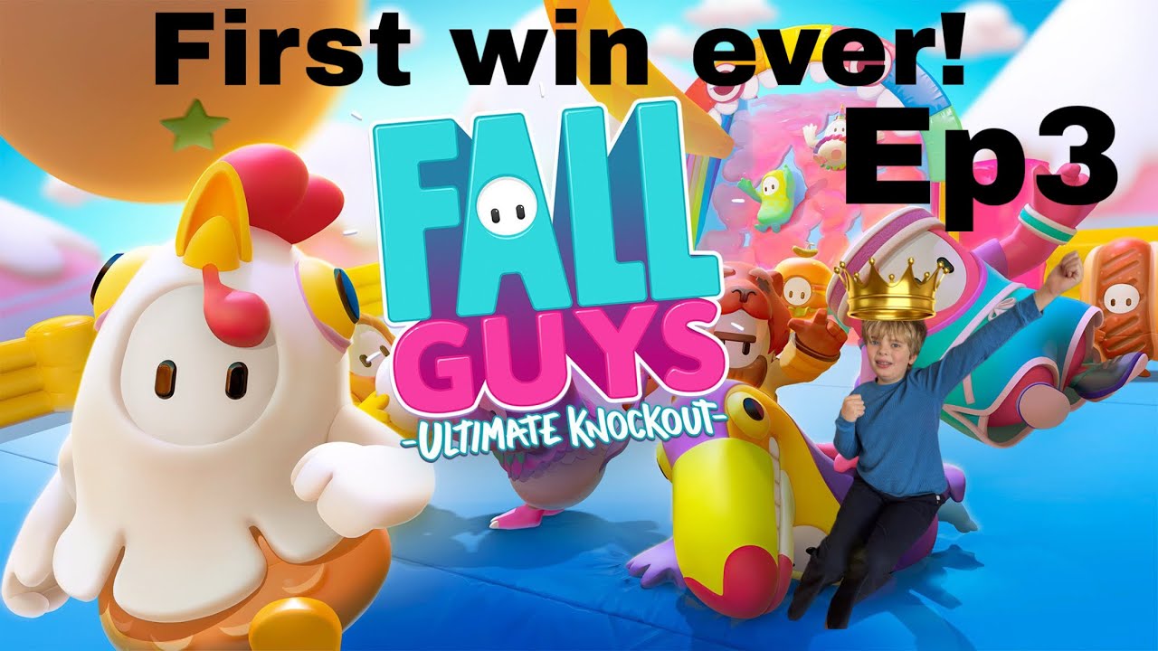 Seby wins first time ever in fall guys ep3