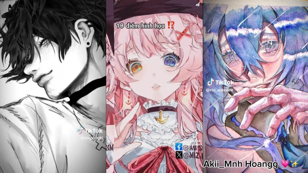[FULL 30 PHÚT]#14 Tổng hợp tiktok tranh của các dân vẽ cực cuốnnnn 😘🌷🫶✨💗#drawing #art #trending
