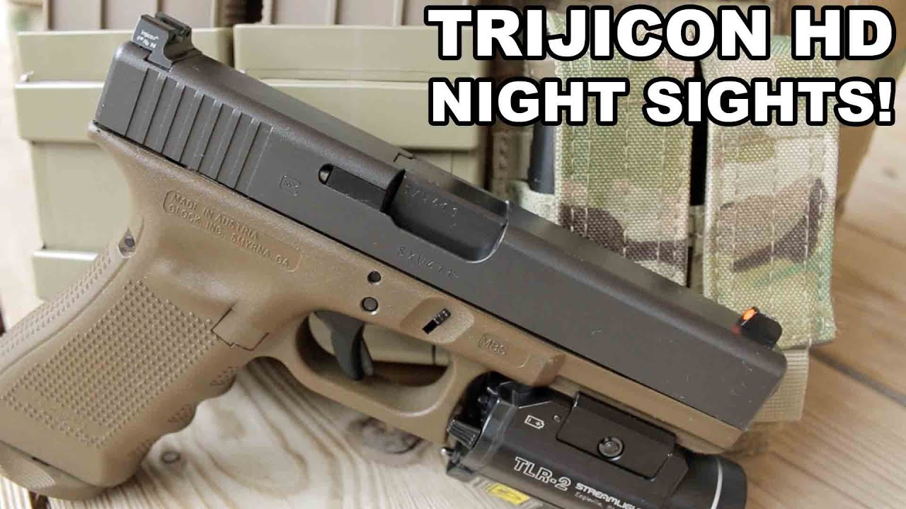 Trijicon HD Night Sights! Gold Standard for Glocks