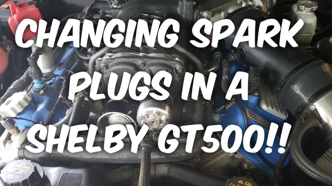 Spark plug replacement for Shelby GT500!