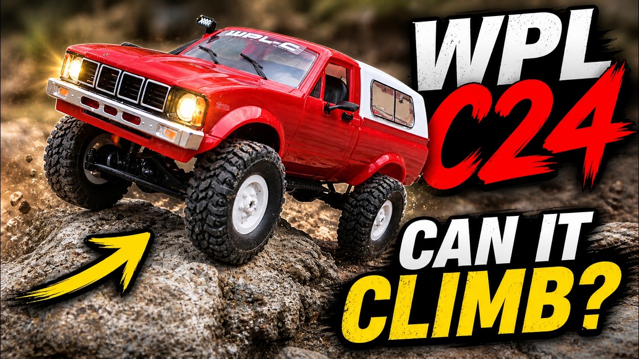 WPL C24 1/16 scale budget rc обзор и тест #rc #wpl #wplc24 #rcoffoad #budgetrc