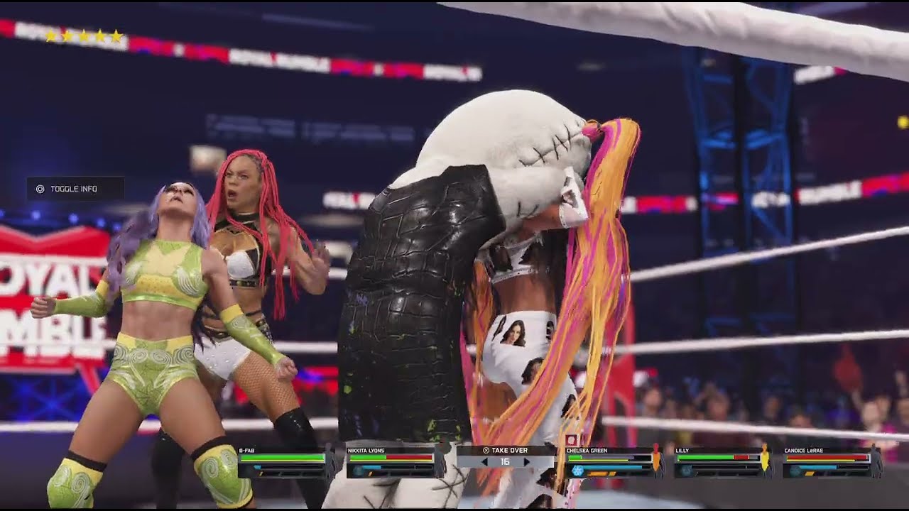 WWE 2K25: Random 30 Woman Royal Rumble