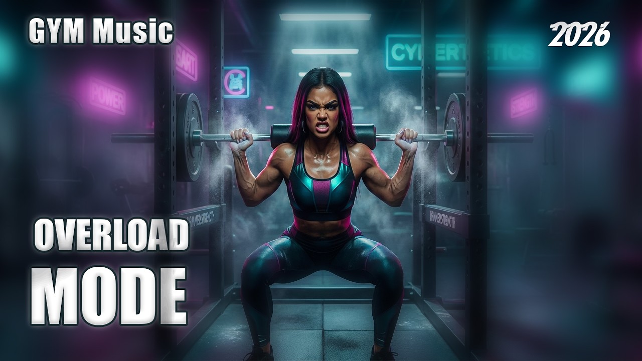 OVERLOAD MODE (Full Album) 💿 Hard Gym Motivation Hip Hop | Max Output. No Power Save | VIBE QUEEN