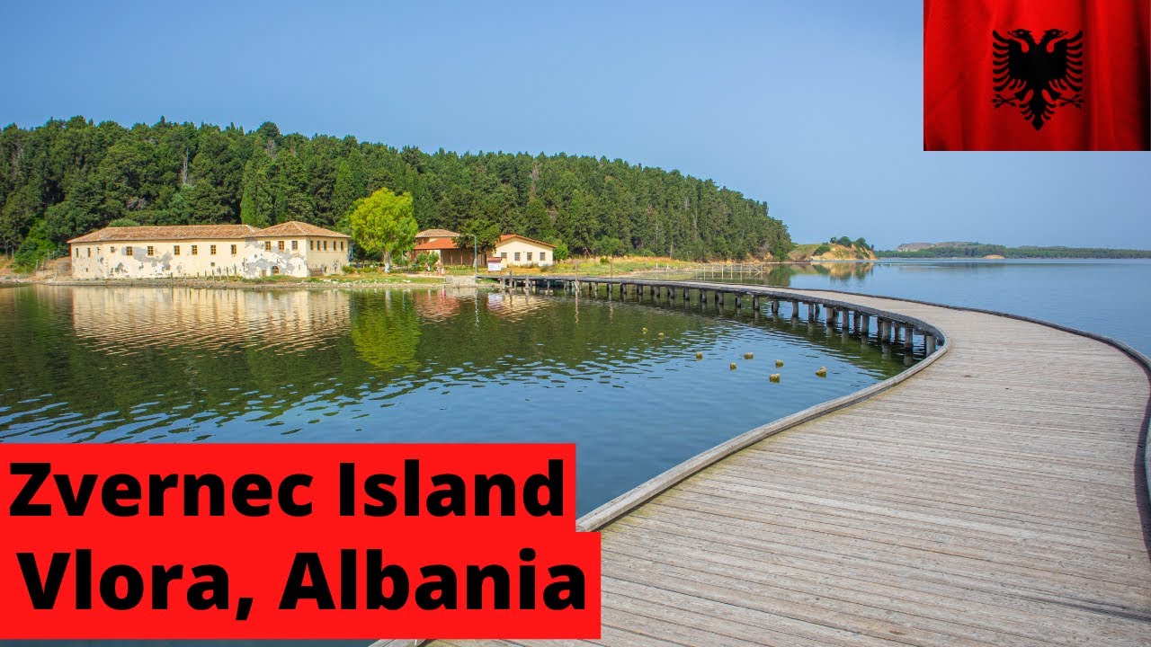 Vlora, Albania. Exploring Zvernec Island. Visiting Saint Mary's Monastery.