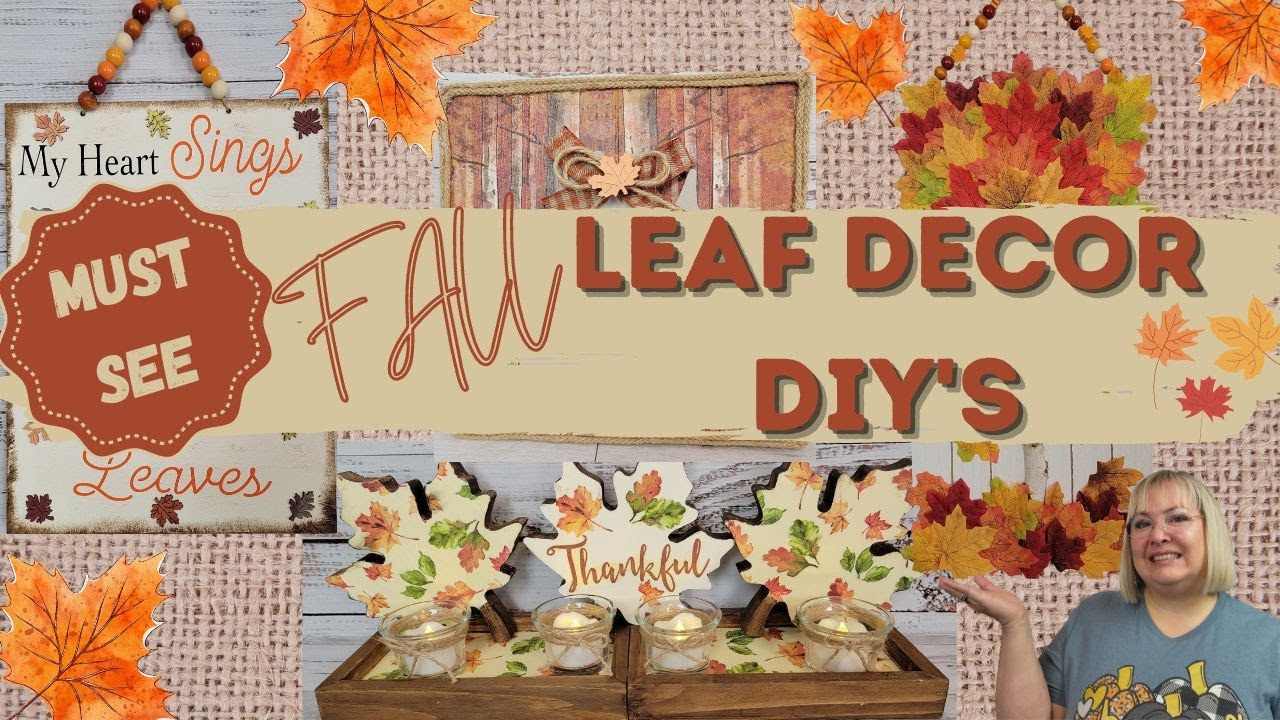 ***MUST SEE*** FALL LEAF DECOR DIY'S