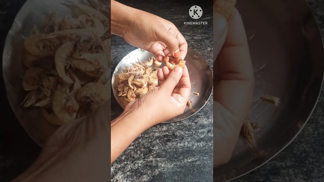 how to clean dry prawns#ytshorts #dryprawns #dryprawn