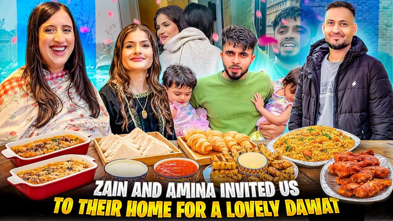 Zain and Amina invited us to their home for a lovely dawat ✨ ||  🎉  Twins Birthday Celebrations 🎉✨