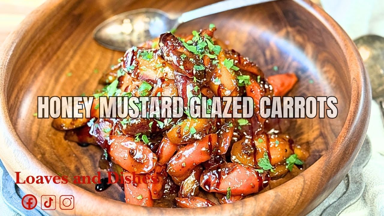 Honey Mustard Glazed Carrots
