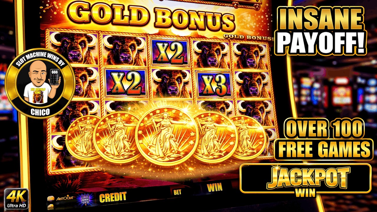Огромный джекпот в игре Buffalo Gold! Более 100 бесплатных игр!