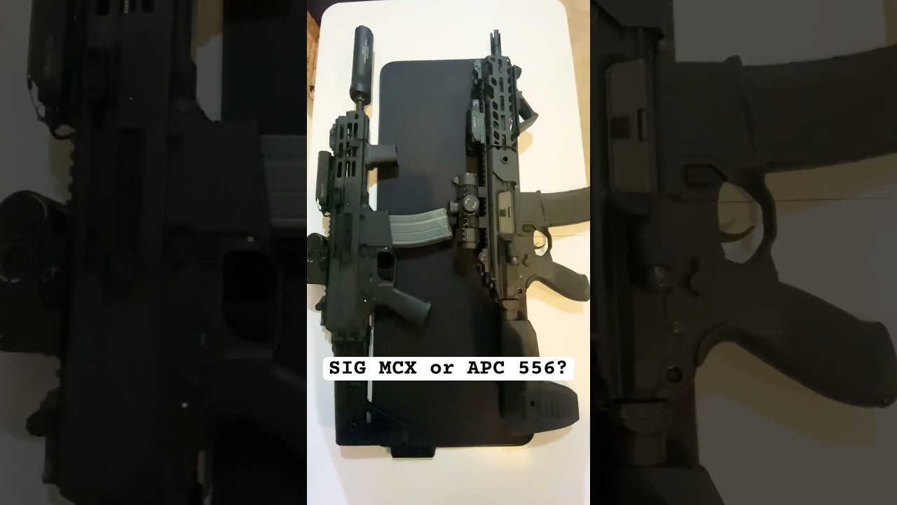SIG MCX or APC 556? #airsoft #airsoftgun #milsim #callofduty #scp #scp5k #fpsgames #tacticalshooter