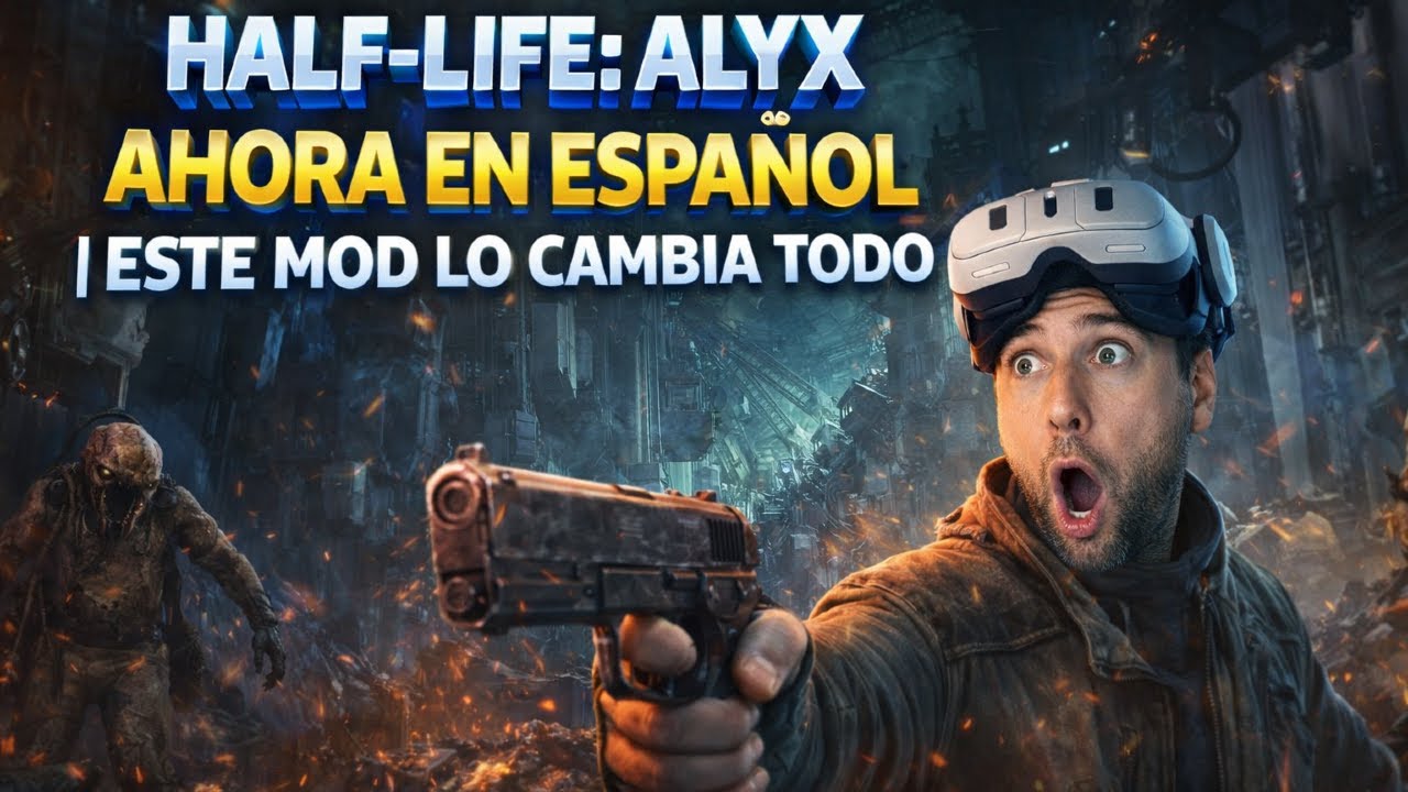 👉 NO ME CREÍA ESTO… HALF-LIFE: ALYX HABLA ESPAÑOL 🤯
