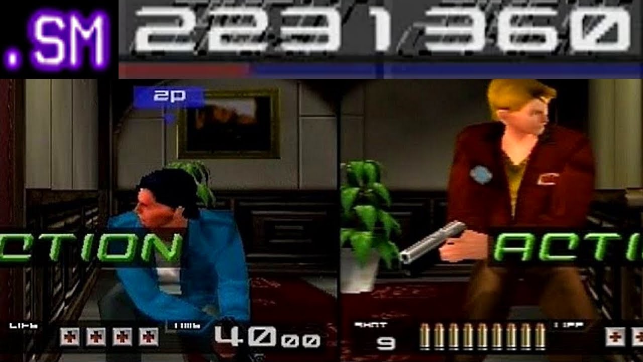 Time Crisis 2 - 2 Players - No Continues - 2,231,360