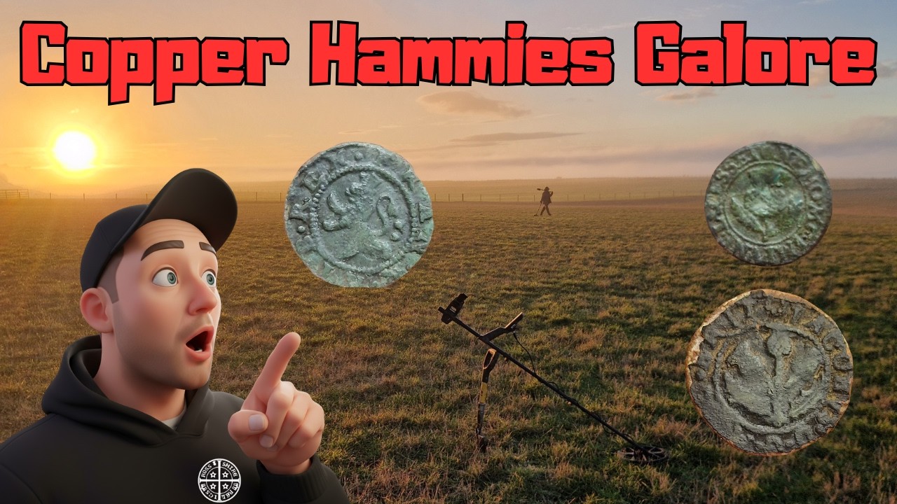 Metal Detecting In North Of Scotland | Copper Hammered Coins Hunt.
