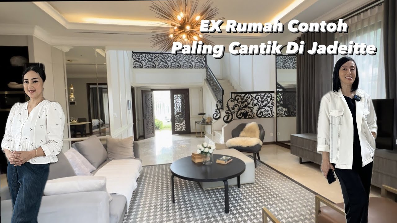 MEWAH dan Super CANTIK  Ex Rumah Contoh di Boulevard Yang Satu Satunya Dijual di Jadeitte