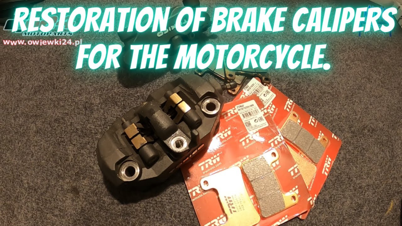 Regeneracja zacisków hamulcowych motocykla ,Restoration of brake calipers for the Suzuki motorcycle.