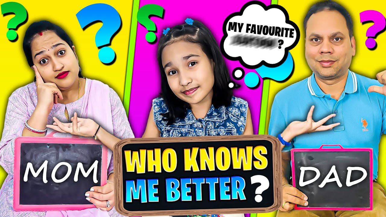 Who Knows Me Better PART-2 ? Dad Vs Mom / Fun family challenge game | #LearnWithPari