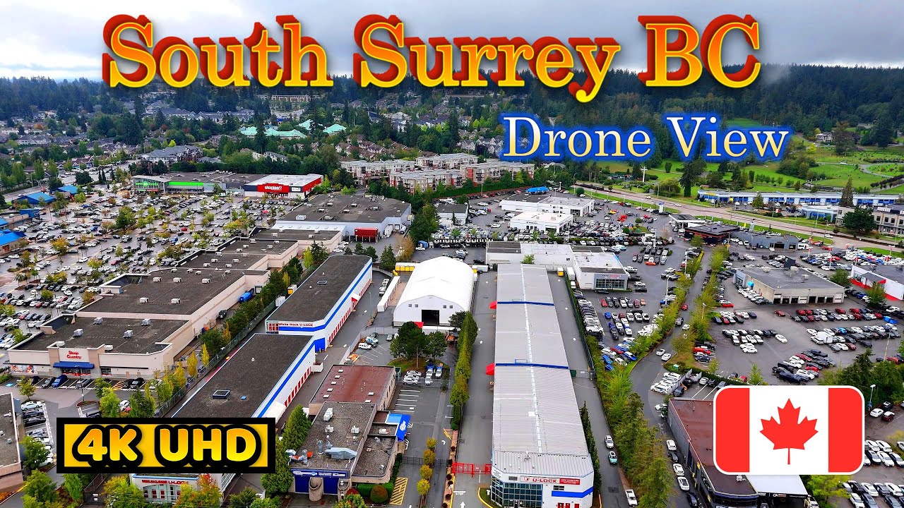 South Surrey BC Canada Drone 4K
