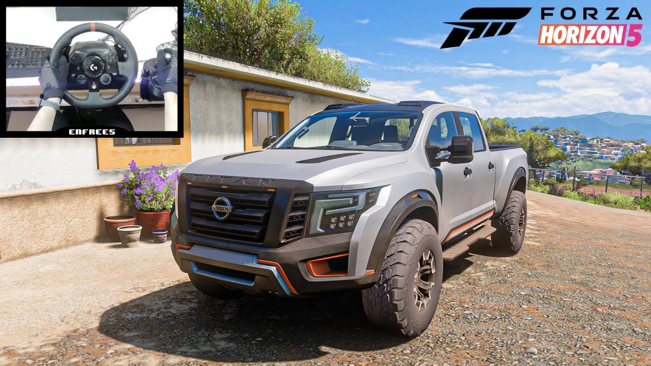 Forza Horizon 5 - Nissan Titan Warrior Concept | Logitech g923 gameplay