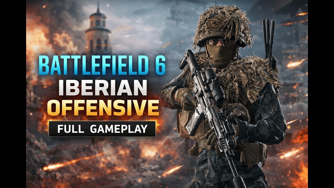 Battlefield 6 – Iberian Offensive Full Gameplay  Intense Battles & Tactical Warfare