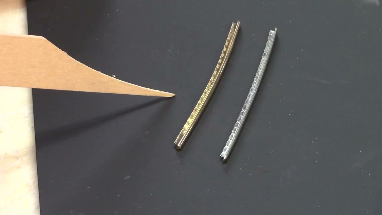 Re-Fretting an Ebony Fingerboard with EVO Fretwire @StringTech Workstations
