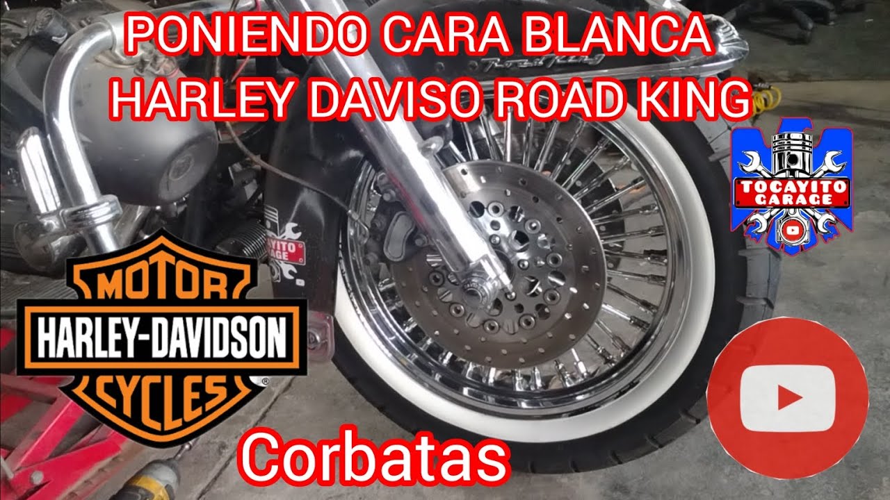 corbatas cara blanca para Harley Davidson Road King