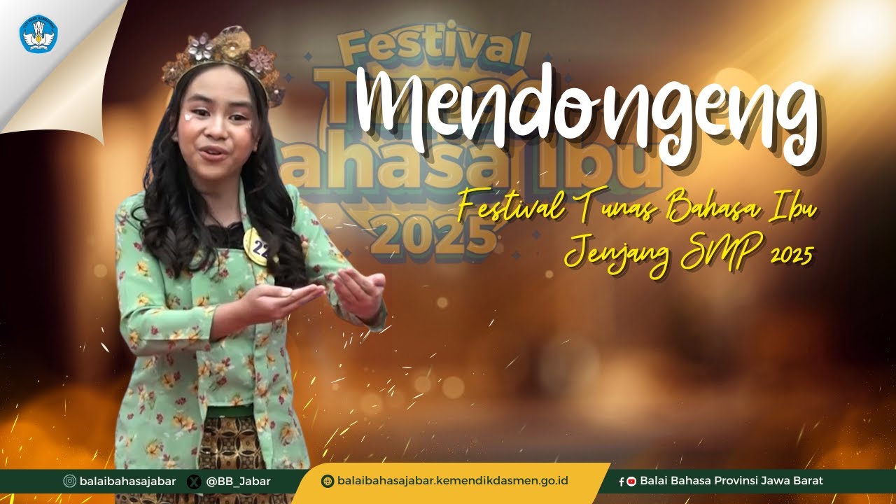 Pemenang II Mendongeng Kategori Putri Jenjang SMP, FTBI Jawa Barat  2025