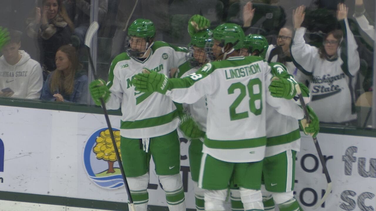 Highlights: Gavin O'Connell helps propel No. 1 Michigan State to a 4-2 win over Notre Dame