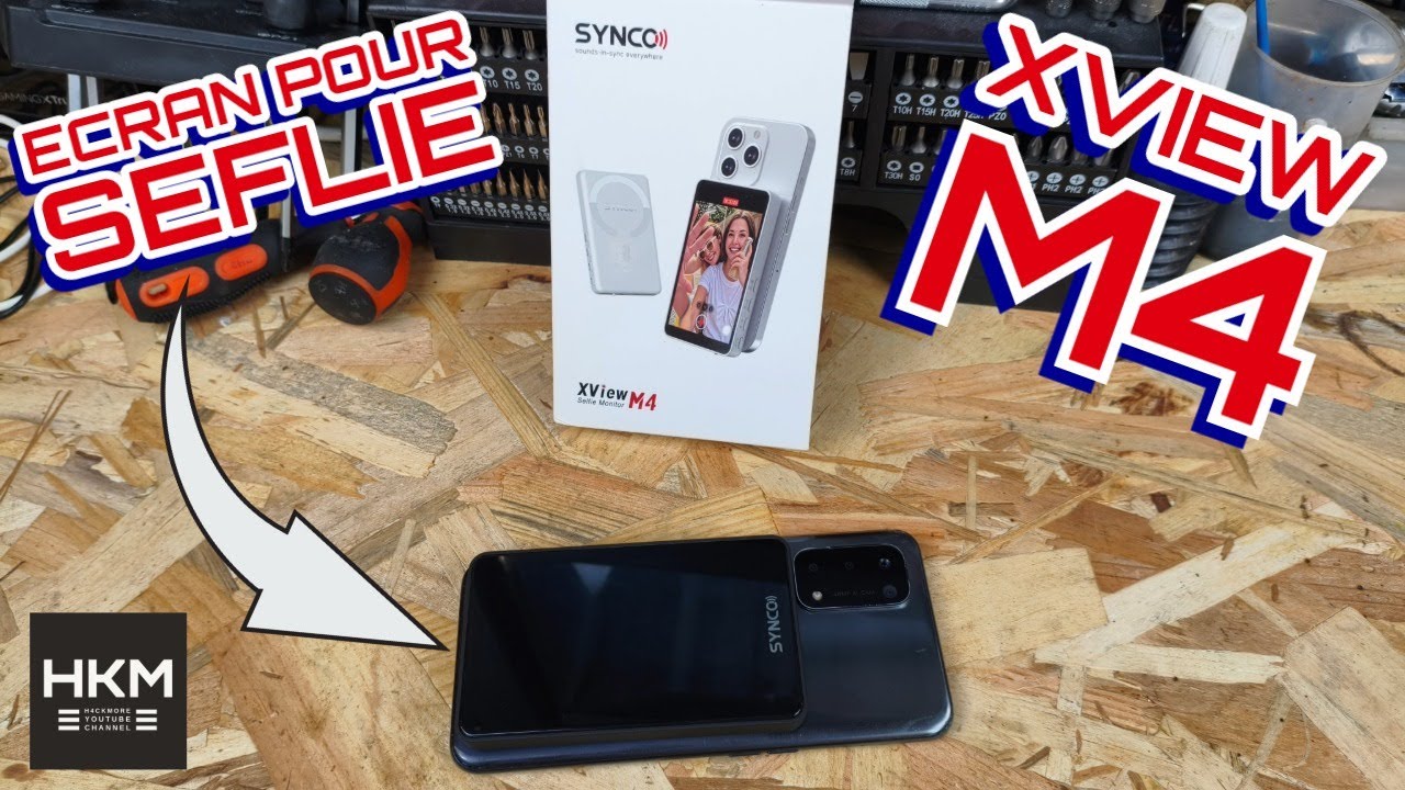 Ecran pour selfie Synco XView M4 : des selfies parfait en 4K
