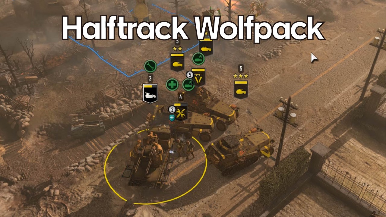 Halftrack Wolfpack - DAK 4v4 - Company of Heroes 3