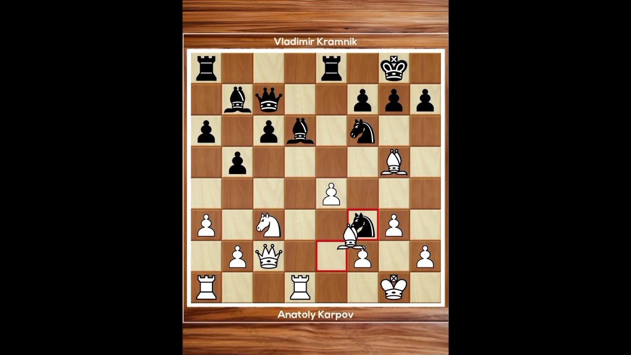 Anatoly Karpov vs Vladimir Kramnik • It Melody Amber active Monaco, 1998.