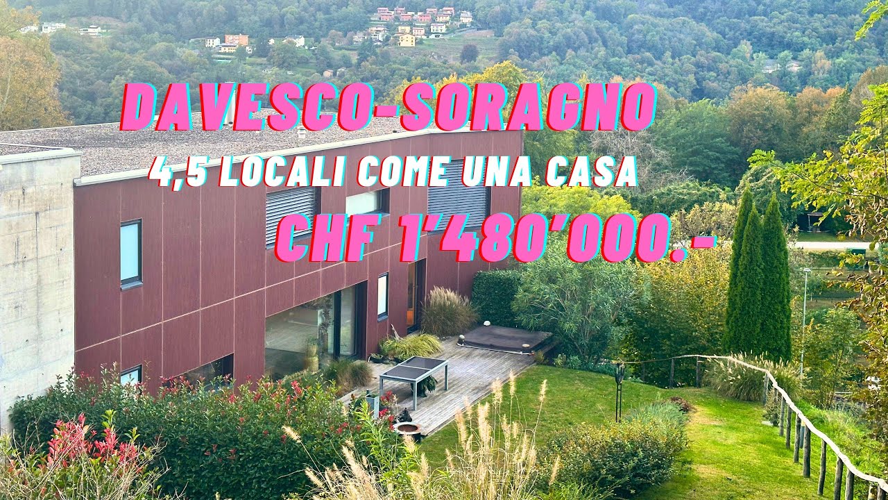 🚨 DAVESCO-SORAGNO - OFF MARKET - CHF 1’480’000.-