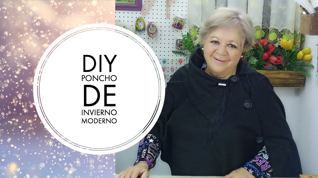 DIY :: PONCHO DE INVIERNO MODERNO