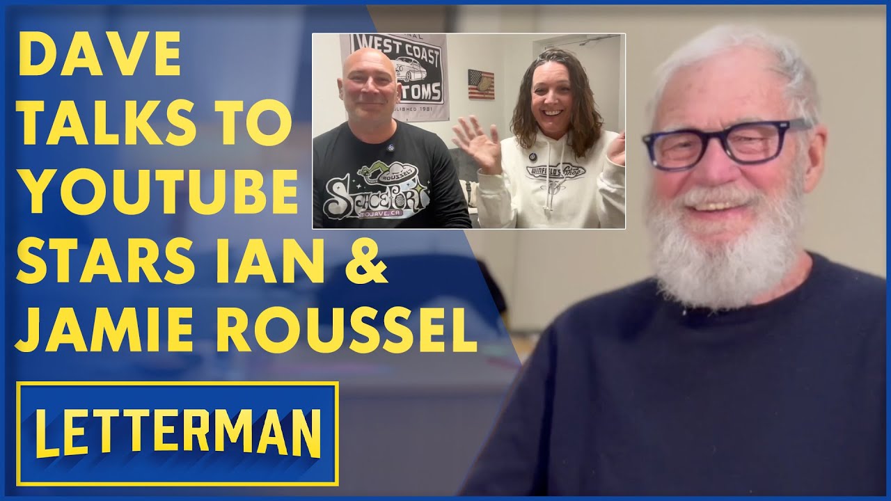 Dave Interviews Custom Car Builders Ian & Jamie Roussel | David Letterman