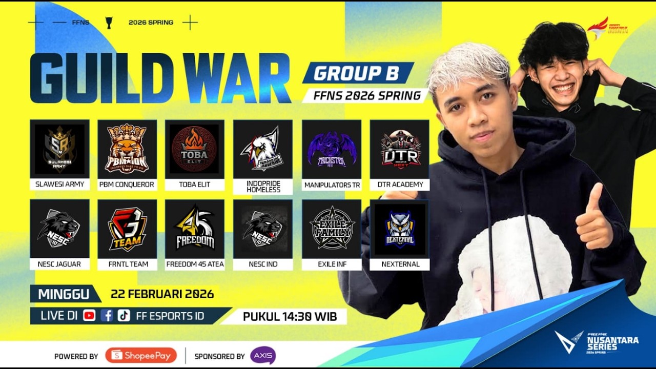 NOBAR FFNS GUILD WAR GROUP B FRONTAL GAMING VS FDW - w/Evos Merc