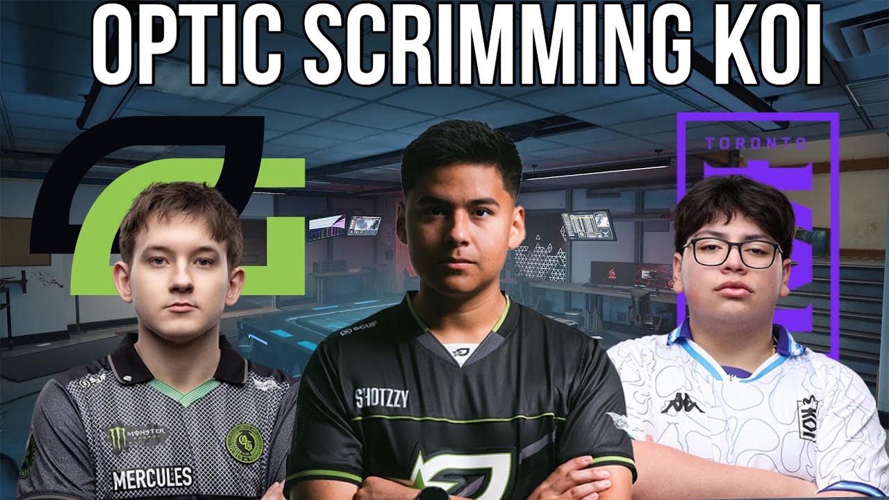 OpTic Shotzzy’s POV Is Insane vs Toronto KOI In Scrims - Full scrims