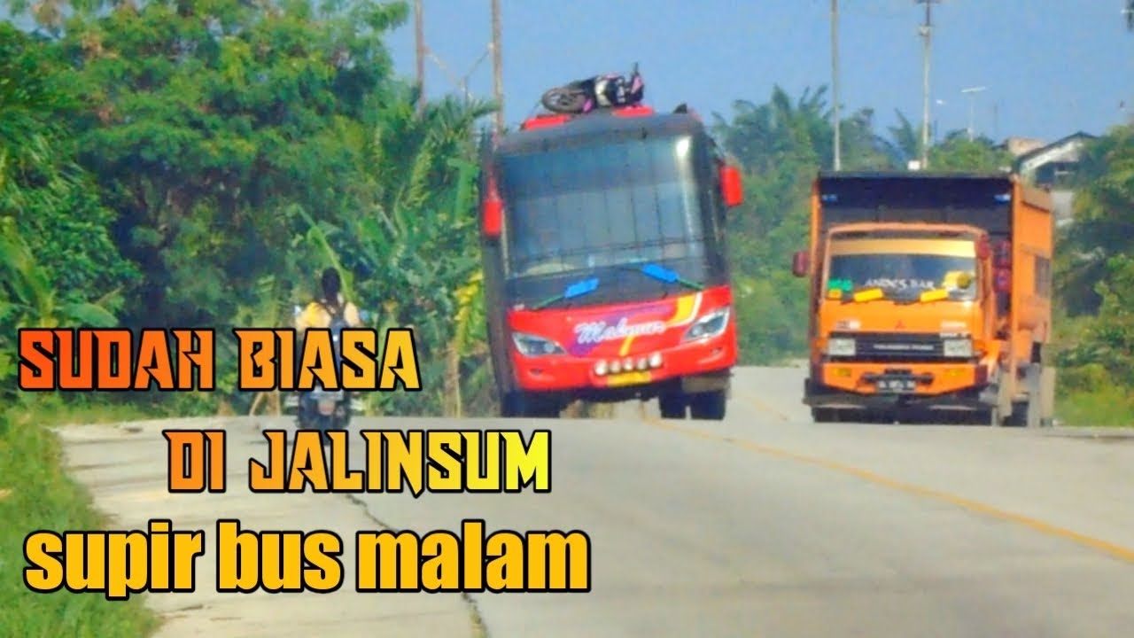 BISMANIA || SUPIR BUS SUDAH BIASA LEWAT LIKA LIKU SUMATERA || MEDAN PEKANBARU