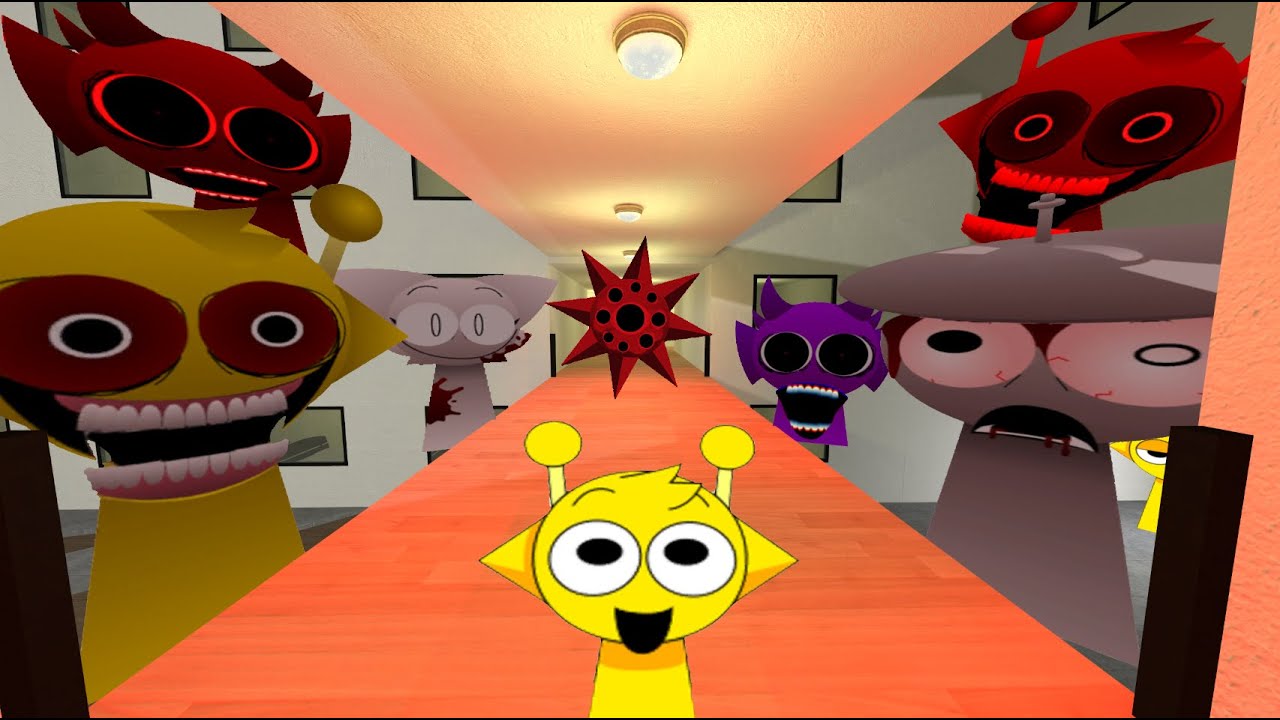 Nightmare Piramixed Sprunki Family And Phases Nextbot Gmod