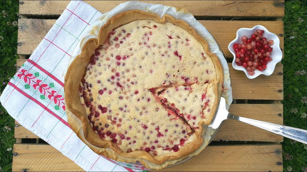 {Recette facile} Tarte aux groseilles (Redcurrant Tart)