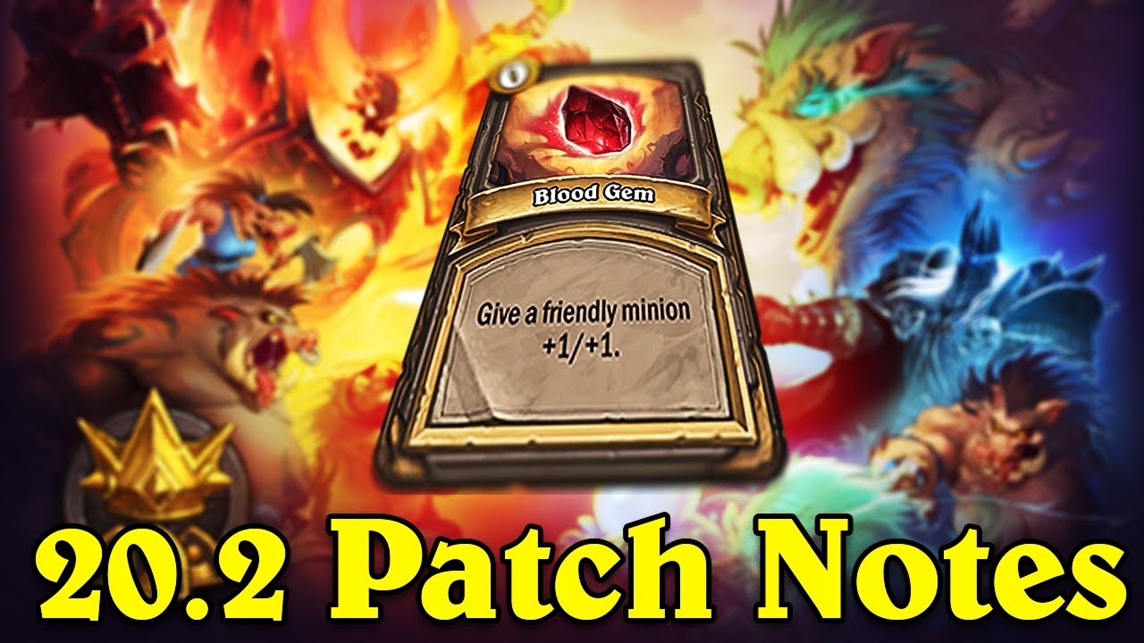 20.2 Patch Notes Review with Rdu | Hearthstone Battlegrounds