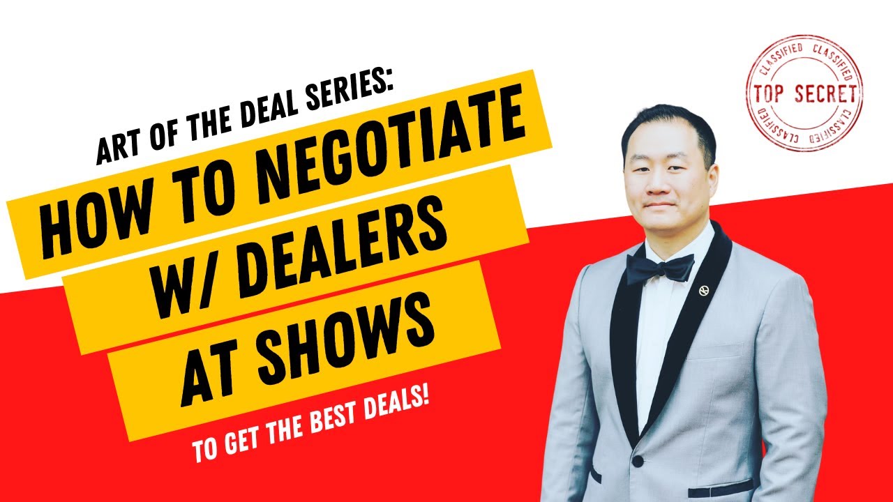 How to Negotiate price with dealers at shows: Art of the Deal. Sports card investing and hobby tips