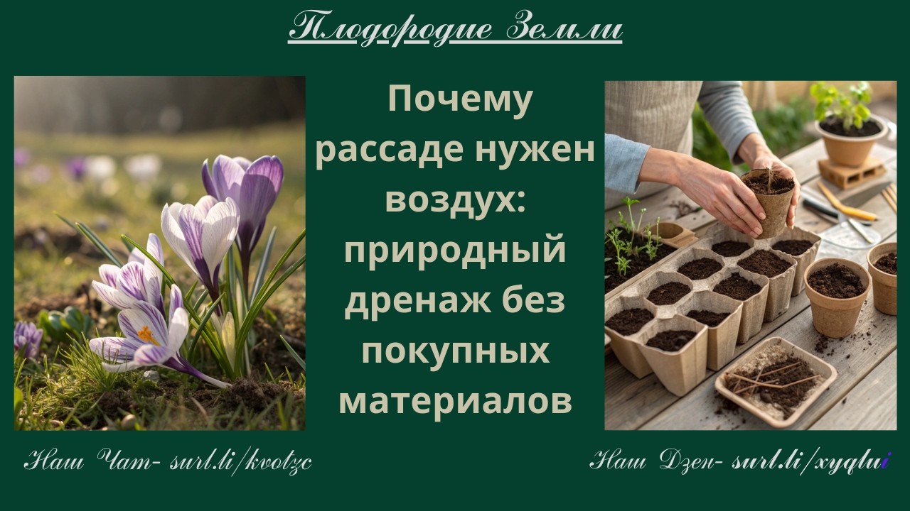 🔥Не тратьте деньги на дренаж🔥 Материал для него прямо под ногами №904/26