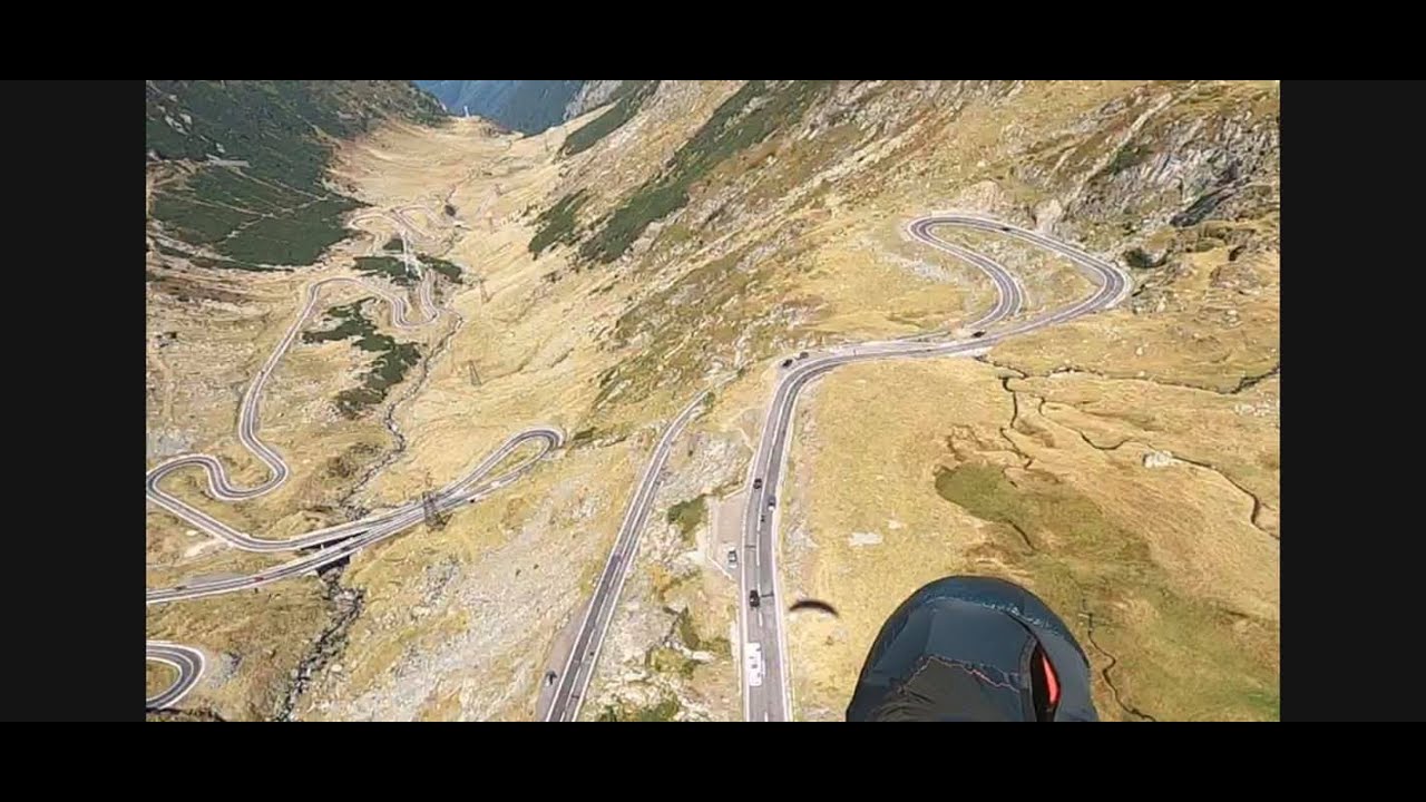 Paragliding ~ Balea Lake ~ Transfagarasan ~ Romania ~ 2044m take off ~ A-D Soar top loaded 92 kgs