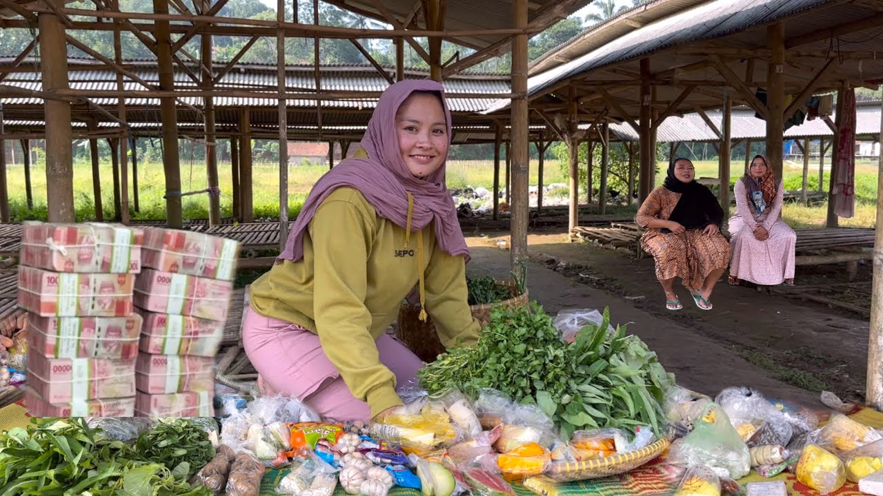 WOWW…JANDA CANTIK PEDAGANG SAYUR HIDUP SEDERHANA DI PELOSOK PEDESAAN JAWA BARAT