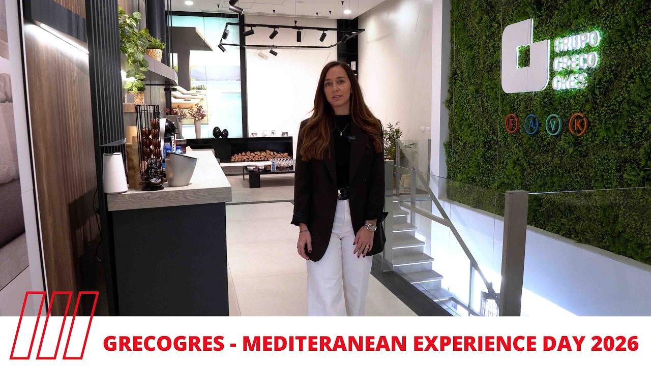 🎥 Visitamos el showroom de Greco Gres | Novedades Mediterranean Experience Day