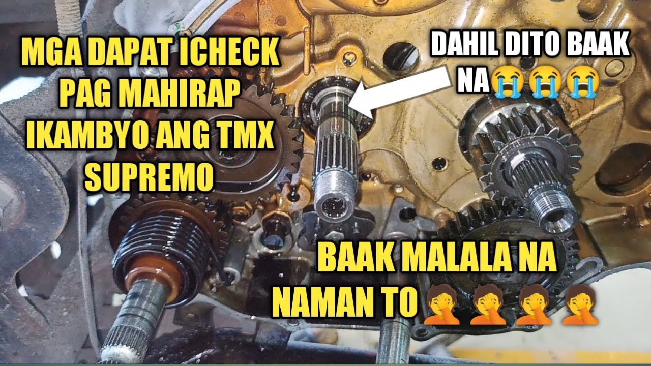 TMX SUPREMO NAIPIT SA PRIMERA ANG KAMBYO,PALIT BEARING SA TRANSMISSION