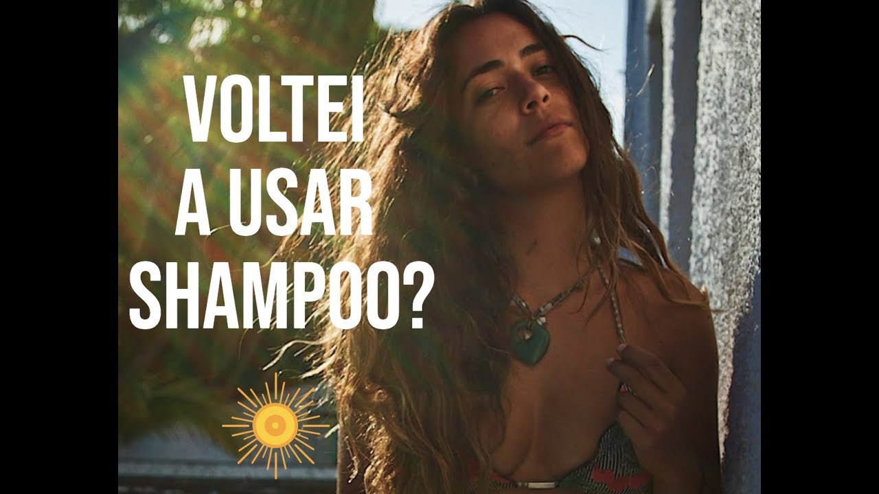 1 ANO LAVANDO CABELO SÓ COM ÁGUA & MAIS NADA
