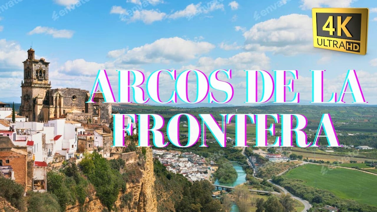 ARCOS DE LA FRONTERA ESPAÑA - 4K CITY AERIAL VIEWS ARCOS DE LA FRONTERA