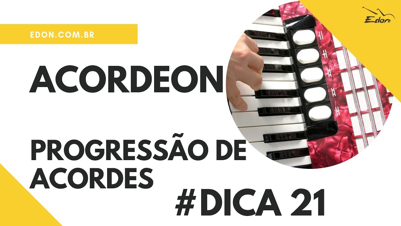 Progress&atilde;o de Acordes para Acordeon e Sanfona- CursosEDON