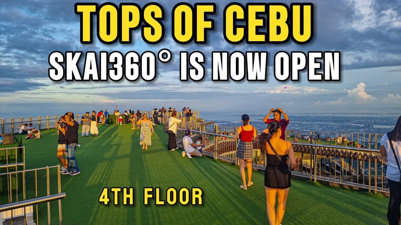 Tops of cebu. SKAI360° OPEN ( FOUGHT FLOOR OPEN). 360 view. AMAZING CITY LIGHTS AT NIGHT.  TOUR