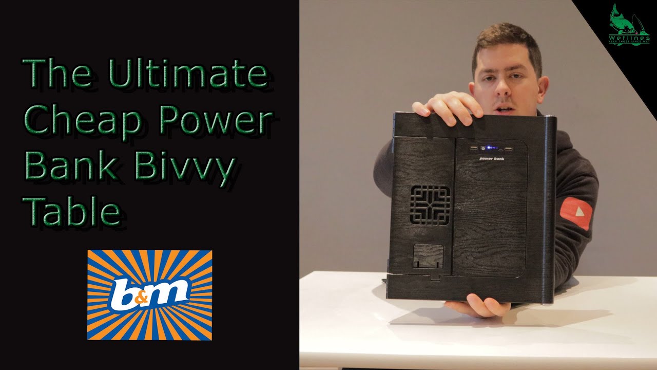 The Ultimate Cheap PowerBank Bivvy Table (B&M!!)